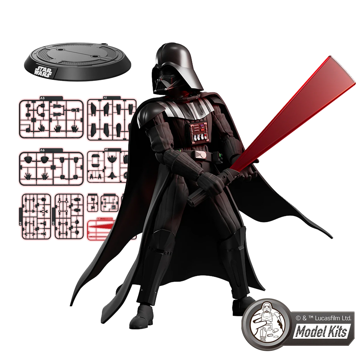 STAR WARS: THE EMPIRE STRIKES BACK™ CHAMPION CLASS 01 DARTH VADER™ MODEL KITS | Blokees