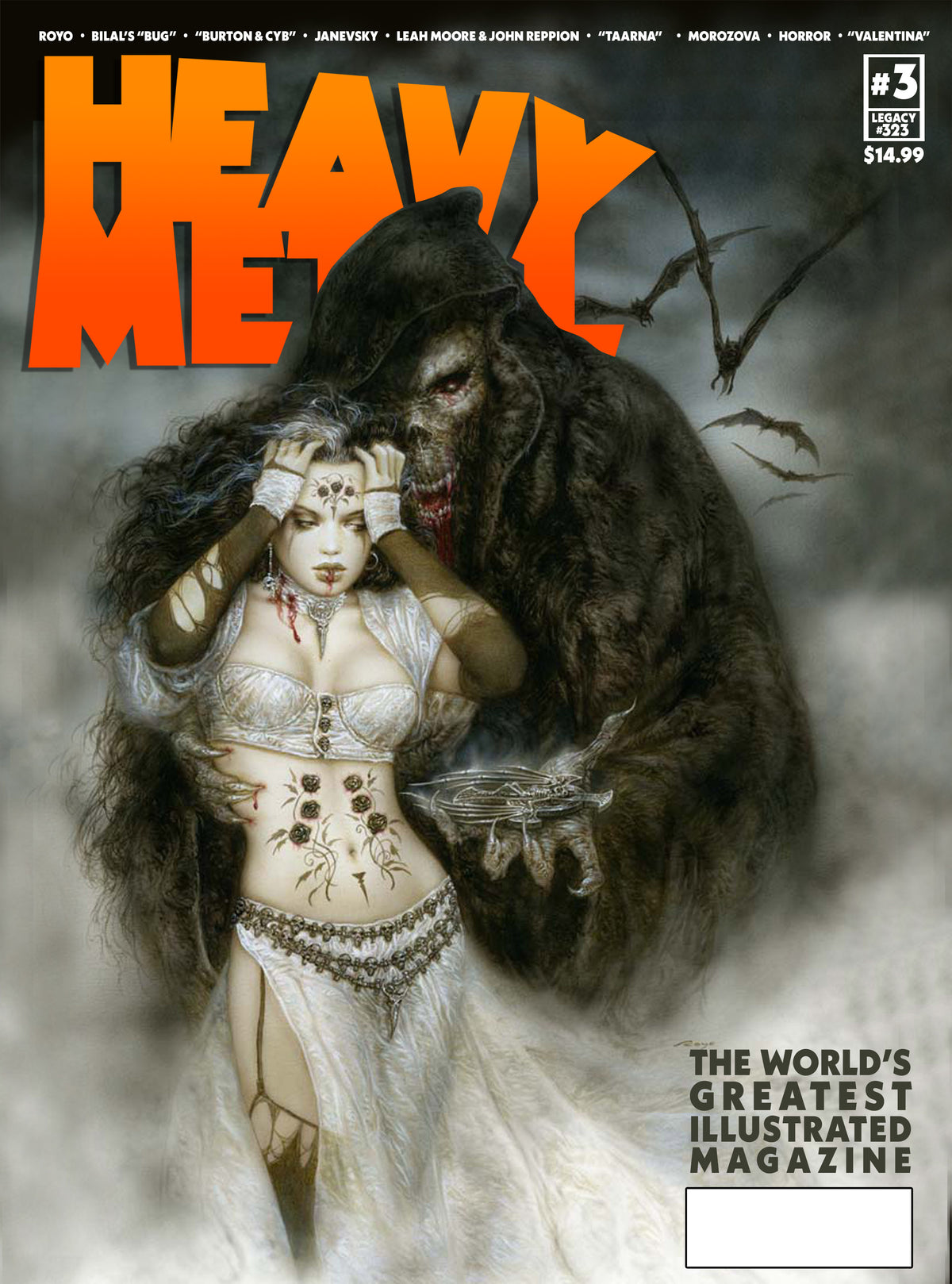 Heavy Metal Issue #3: Luis Royo