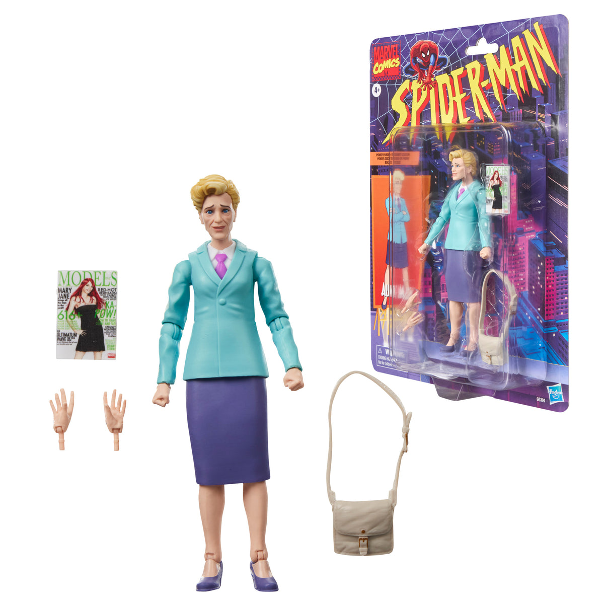 Marvel Legends Series Retro Cardback: Spider-Man Action Figure - Aunt May Action Figure FOC October 7, 2026