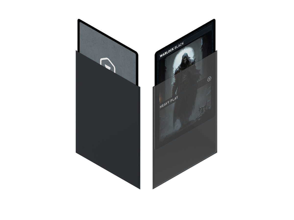 Heavy Play Spike Sleeves: Standard - Warlock Black 100CT