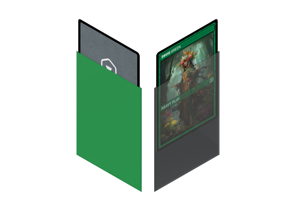 Heavy Play Spike Sleeves: Standard - Druid Green 100CT