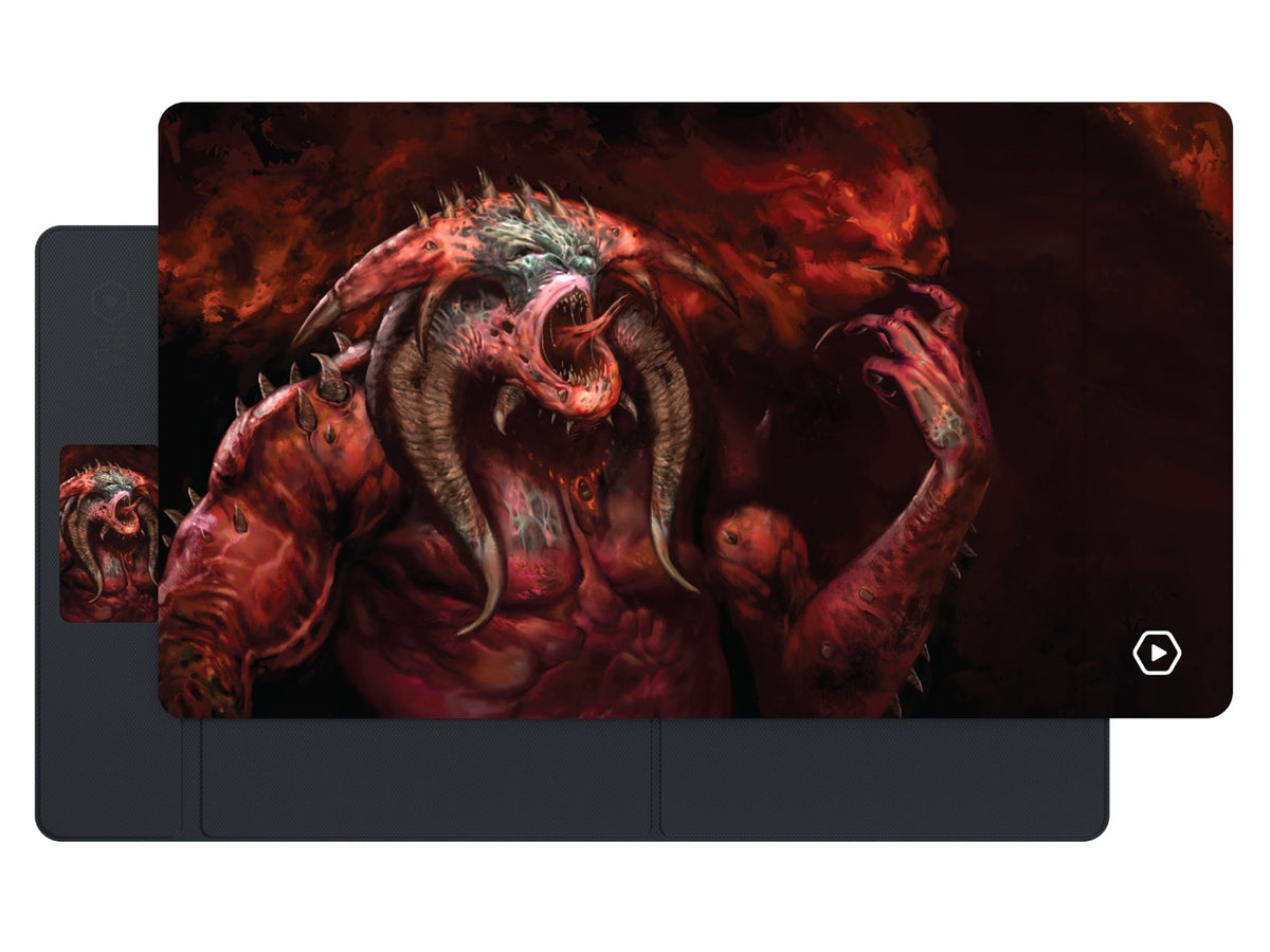 Heavy Play ETB Playmat Jim Pavelec Demon