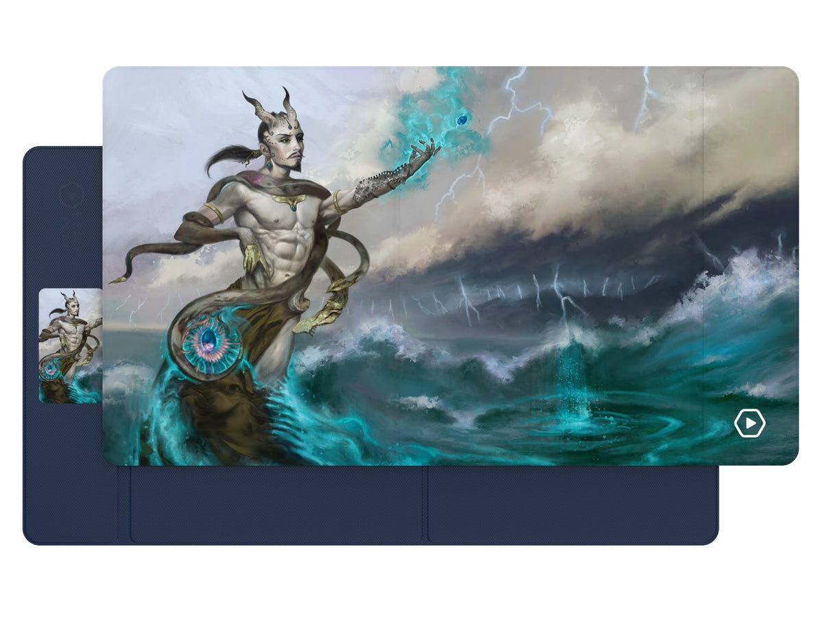 Heavy Play ETB Playmat Jim Pavelec Djinn