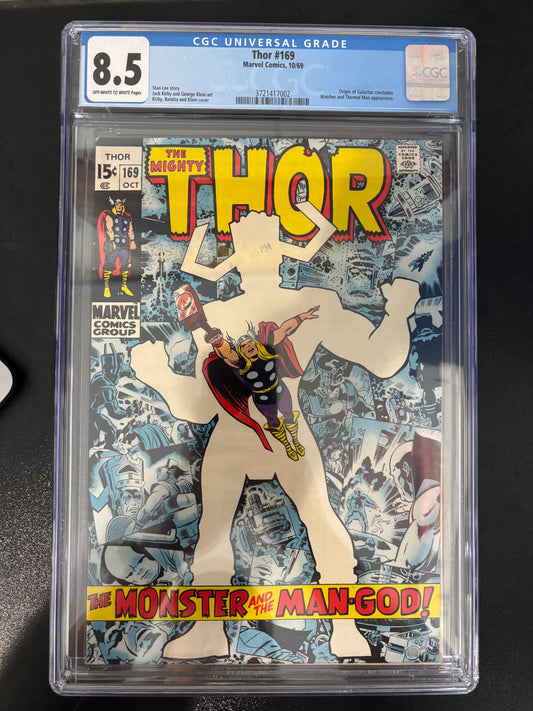 THOR #169 GRADED 8.5