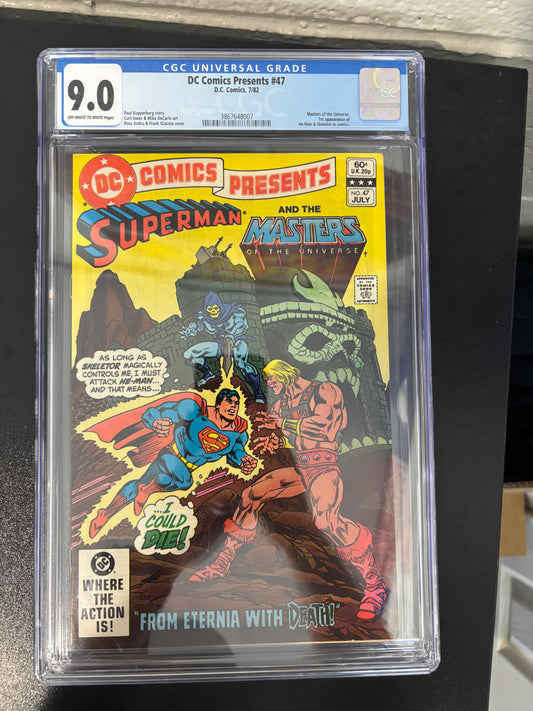 DC COMICS PRESENTS #47 GRADED 9.0
