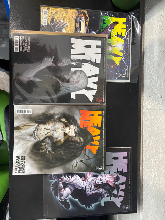 Heavy Metal Magazine Lot Of 4 Vol 2- #1,2,3,4 2025/26 Current Run