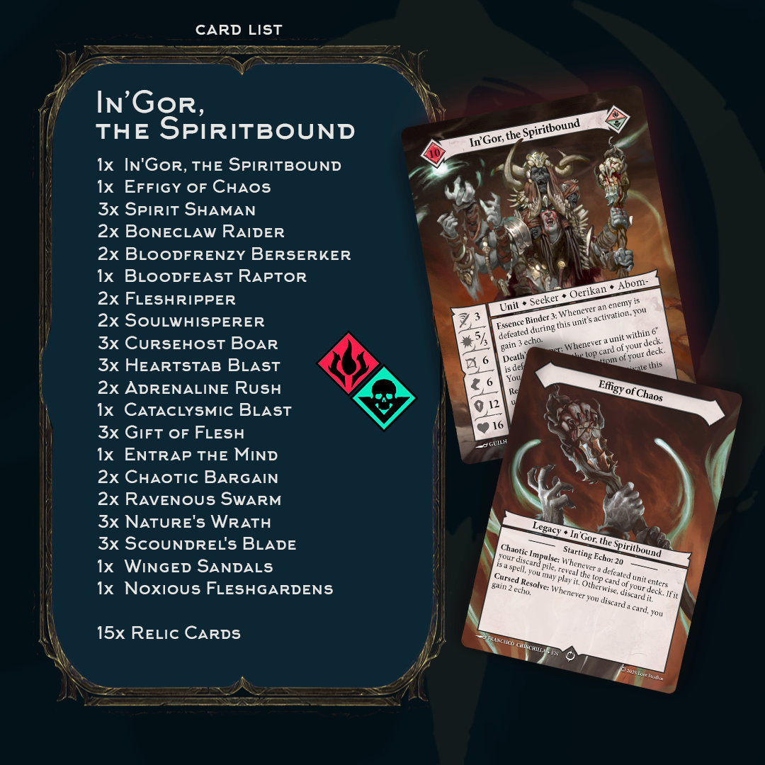 Malediction - Seeker Deck - In'Gor, the Spiritbound