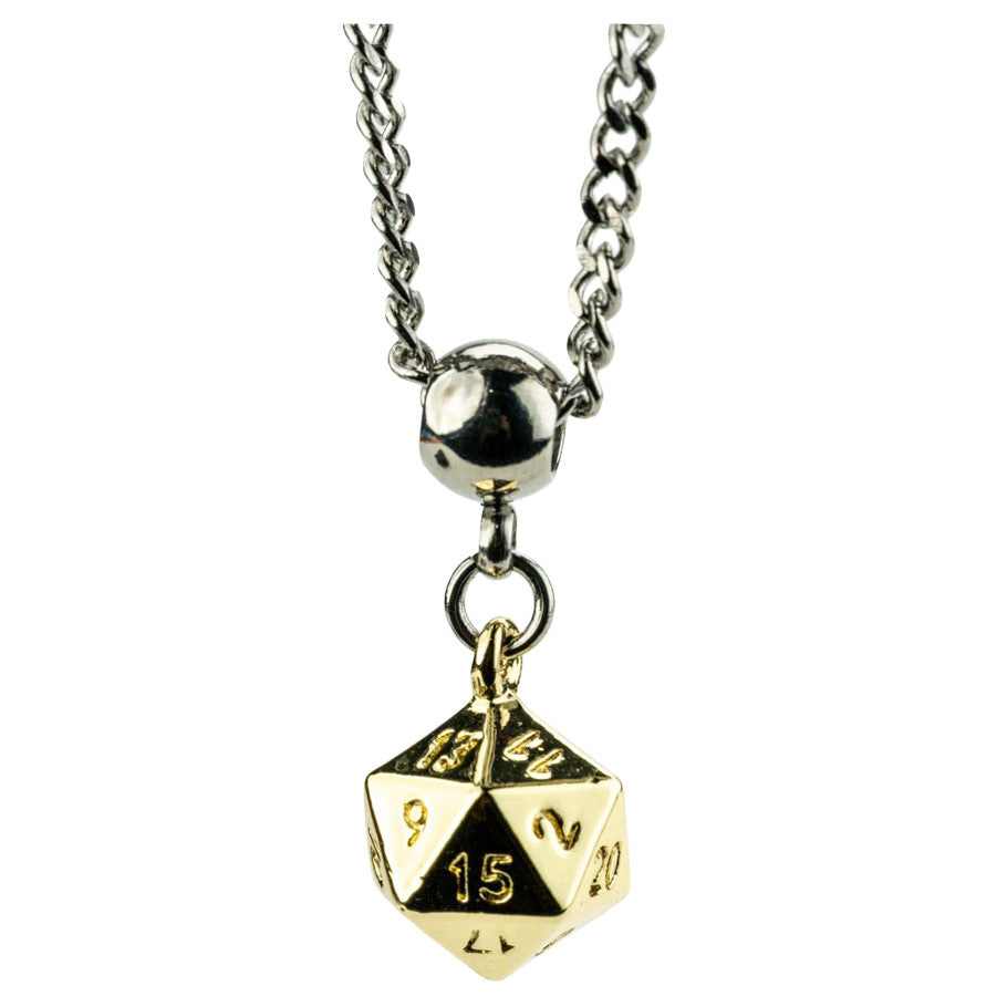 Lair Wear: D20 Dice Necklace: Gold Metal FOC October 15, 2026