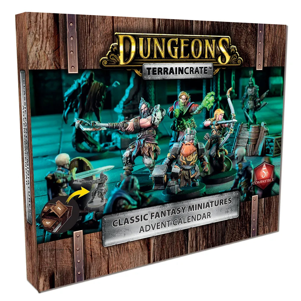 TerrainCrate Advent Calendar: Classic Fantasy Miniatures FOC September 27, 2026