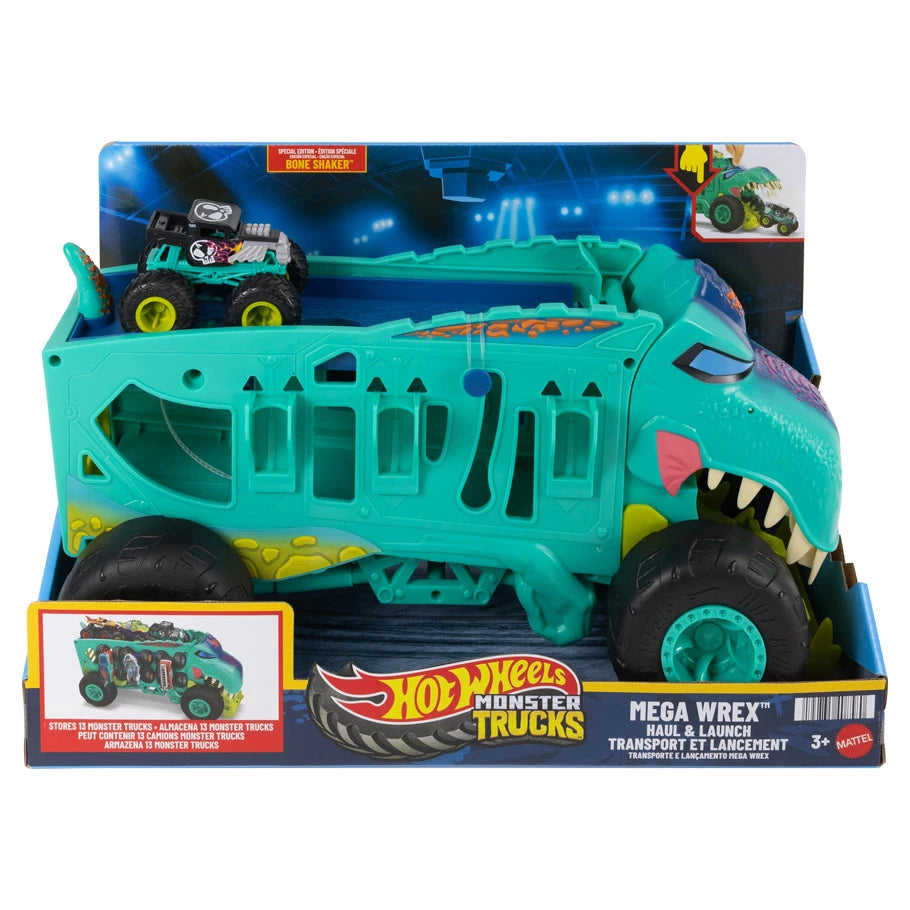 Hot Wheels Monster Trucks: Mega Wrex Launch & Haul (New Hero Hauler) FOC November 15, 2026