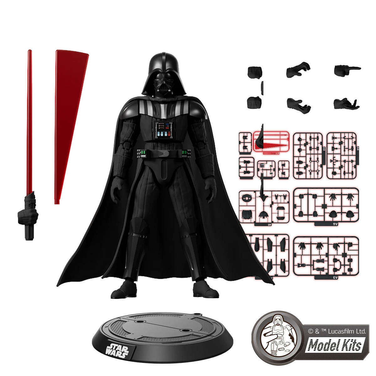 STAR WARS: THE EMPIRE STRIKES BACK™ CHAMPION CLASS 01 DARTH VADER™ MODEL KITS | Blokees