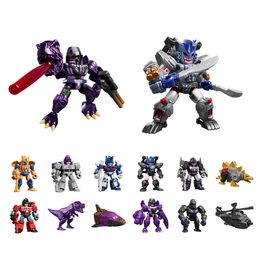 Blokees Transformers Defender Version 06 Brutal Fang - Single Blind Box | Blokees