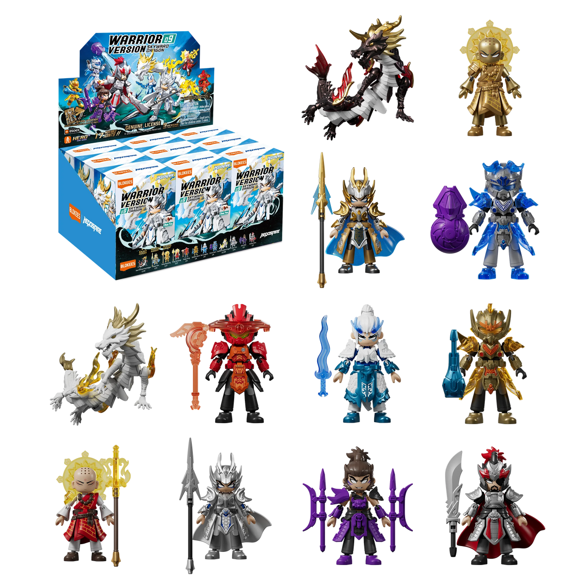 Herospire Warrior Version 09 - Skyward Dragon - Single Blind Box | Blokees
