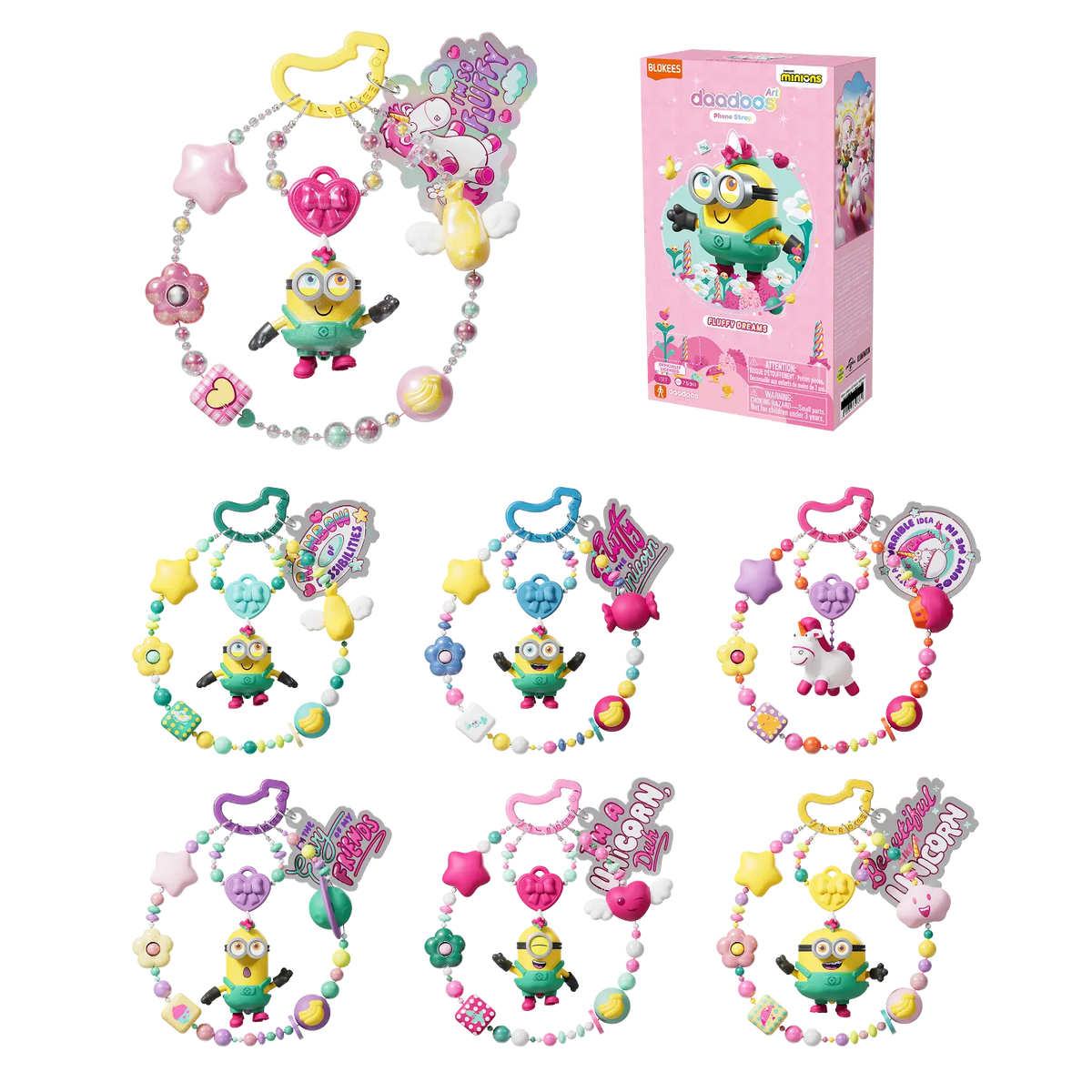 Blokees Minions daadoos Art Series 01 - Fluffy Dreams - Single Blind Box | Blokees