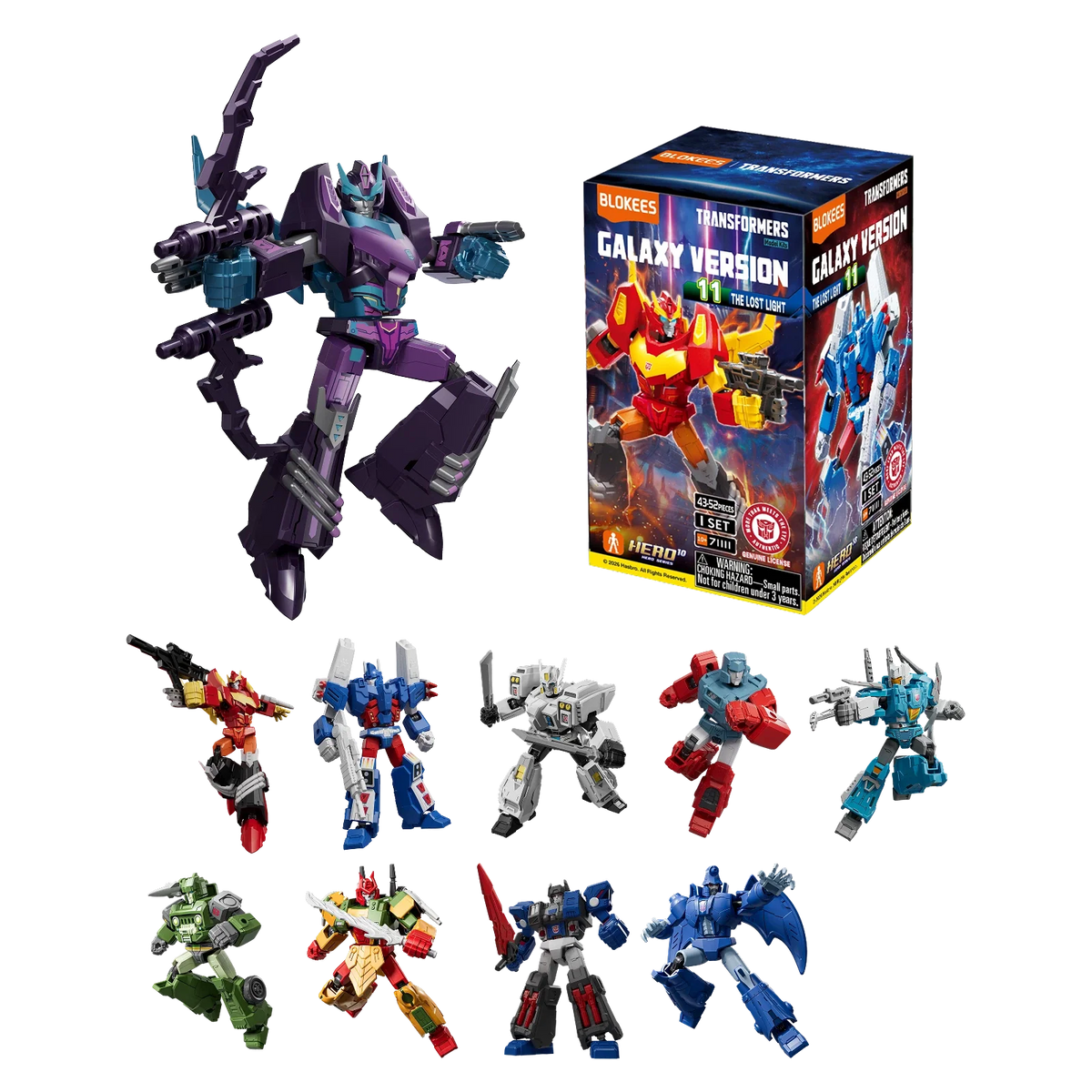Blokees Transformers Galaxy Version 11 The Lost Light - Single Blind Box | Blokees