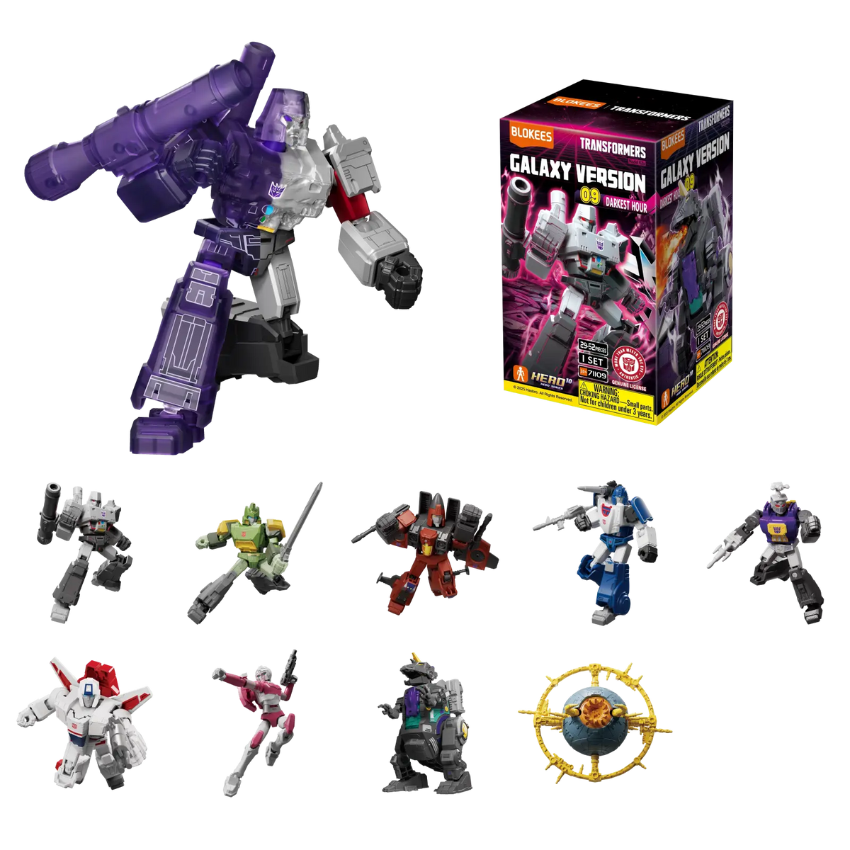 Blokees Transformers Galaxy Version 09 Darkest Hour - Single Blind Box | Blokees