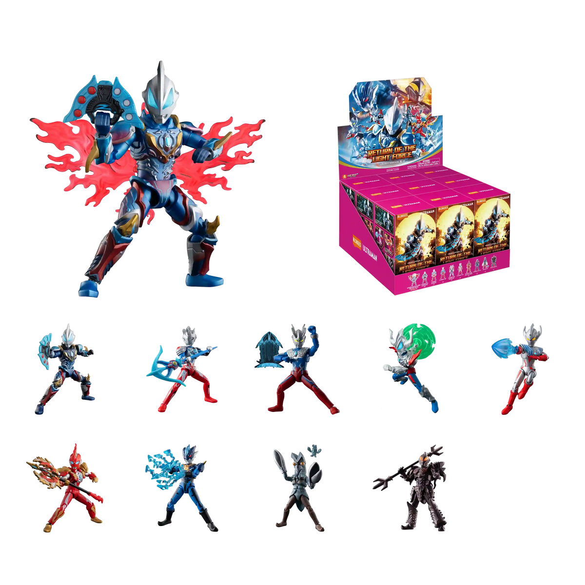 Blokees Ultraman Galaxy Version S 01 Return of the Light Force | Blokees