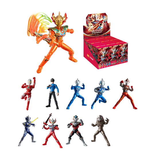 Blokees Ultraman Galaxy Version S 03 Blazing Courage - Single Blind Box | Blokees