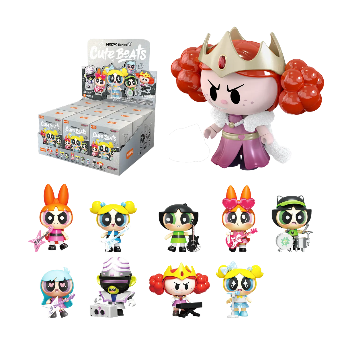 Blokees The Powerpuff Girls MOKOO Series 01 Cute Beats - Single Blind Box | Blokees