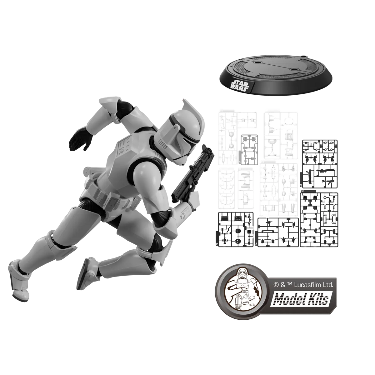 STAR WARS: ATTACK OF THE CLONES CHAMPION CLASS 07 CLONE TROOPER MODEL KITS - BLOKEES (Pre-Order) | Blokees