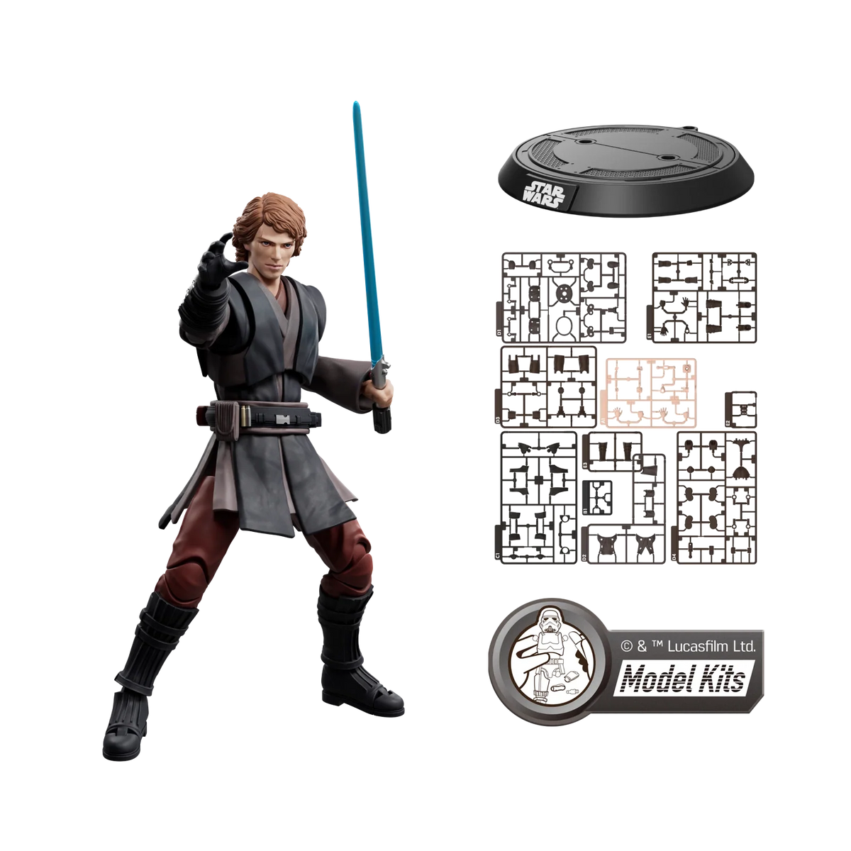 STAR WARS: REVENGE OF THE SITH CHAMPION CLASS 08 ANAKIN SKYWALKER MODEL KITS | Blokees