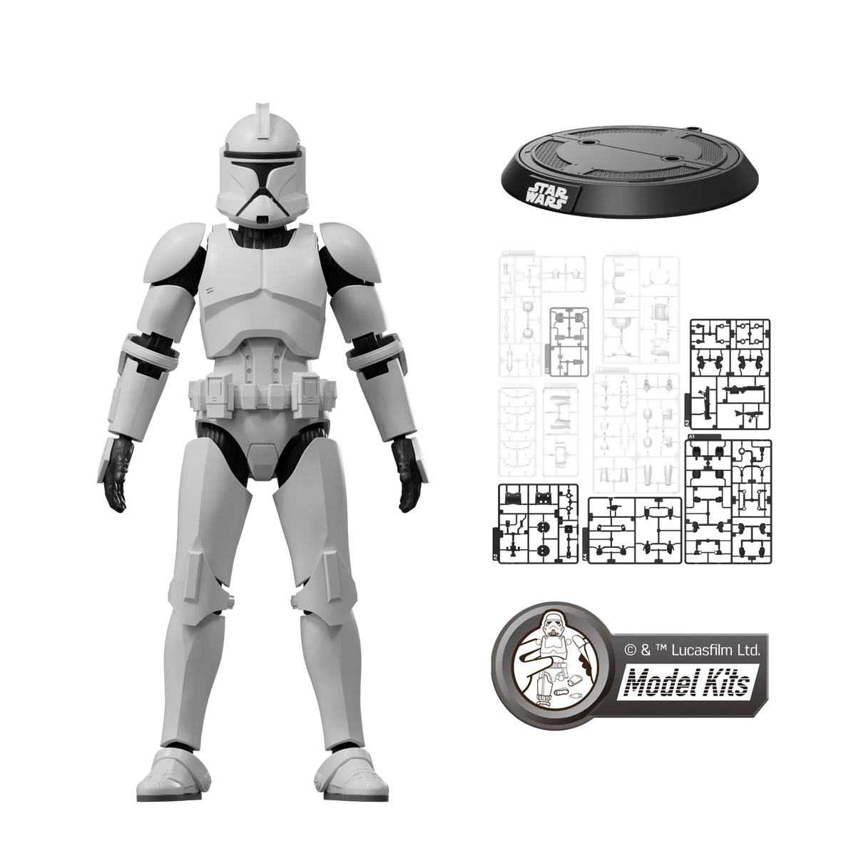 STAR WARS: ATTACK OF THE CLONES CHAMPION CLASS 07 CLONE TROOPER MODEL KITS - BLOKEES (Pre-Order) | Blokees