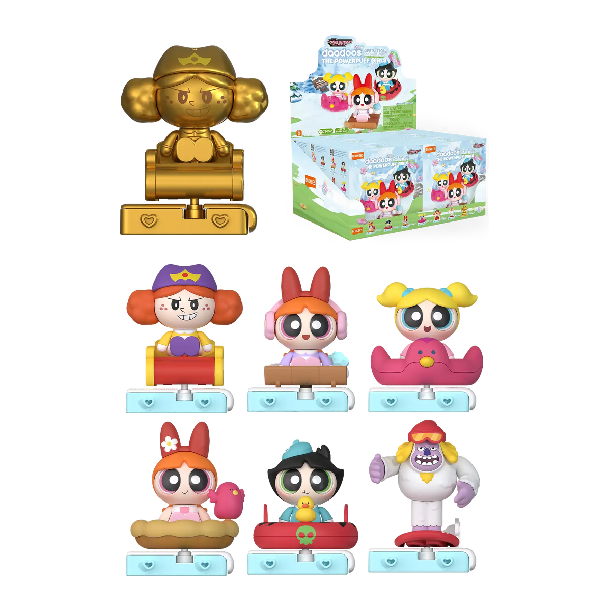 Blokees The Powerpuff Girls daadoos Nest Series 01 Operation Snow Fluffy | Blokees