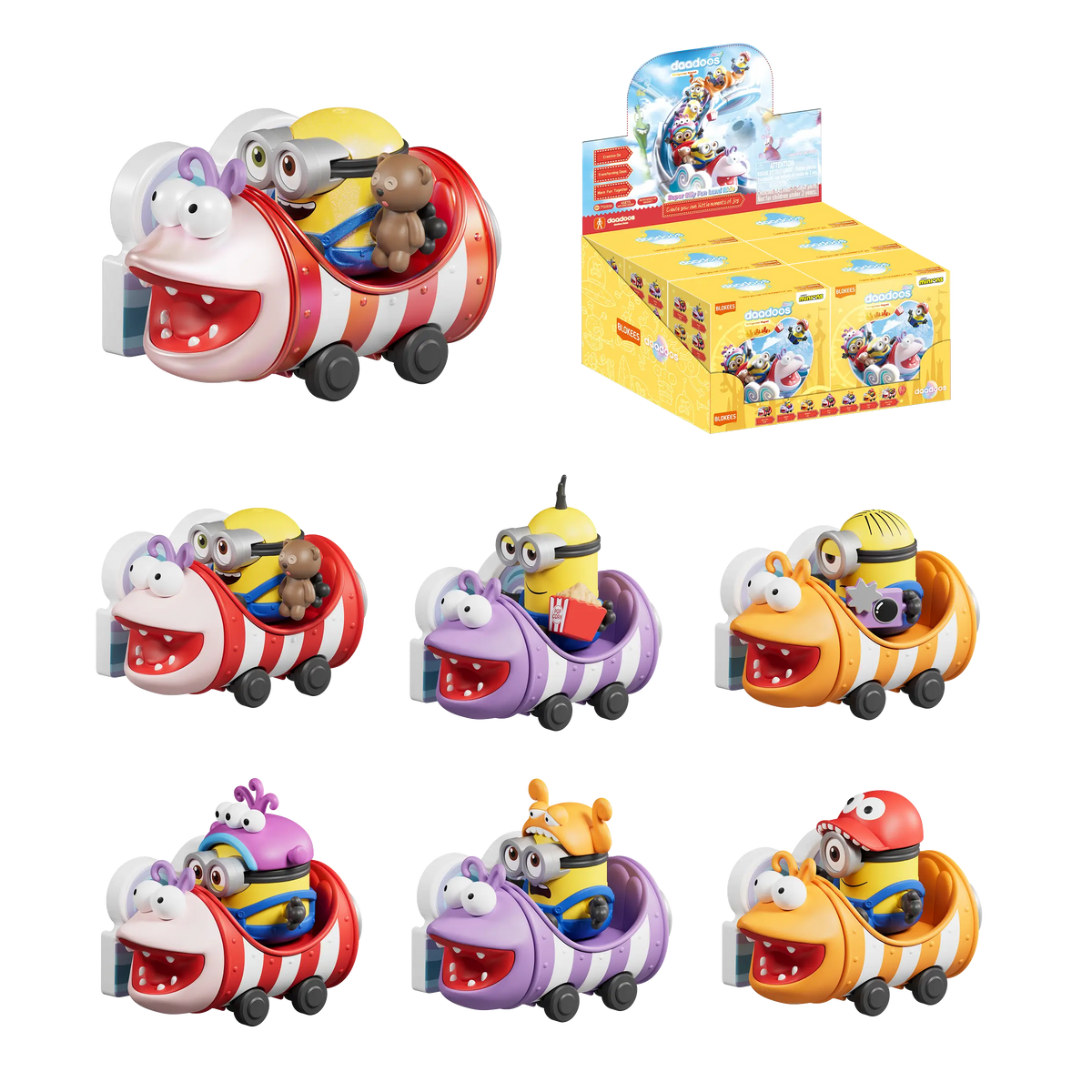 Blokees Minions daadoos Nest Series 01 - Super Silly Fun Land Ride - Single Blind Box | Blokees