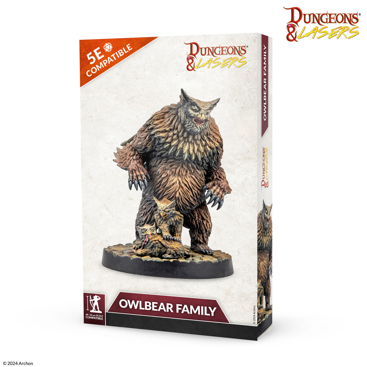 Dungeon And Lasers Owlbear Family