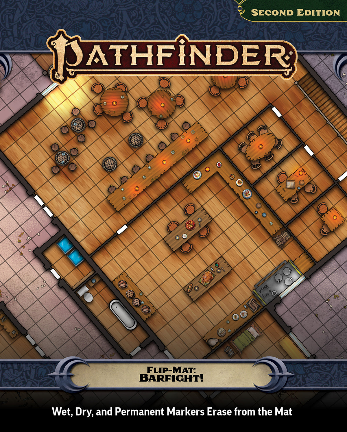 Pathfinder RPG 2E: Flip-Mat - Barfight!
