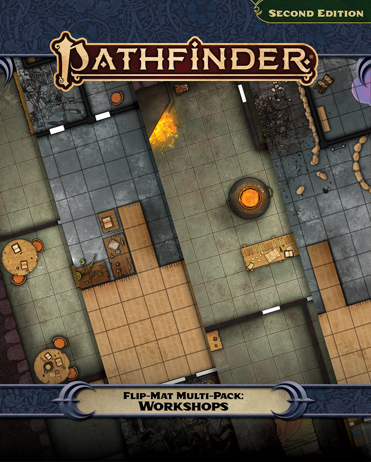 Pathfinder RPG 2E: Flip-Mat - Workshops (Multipack) FOC October 26, 2026