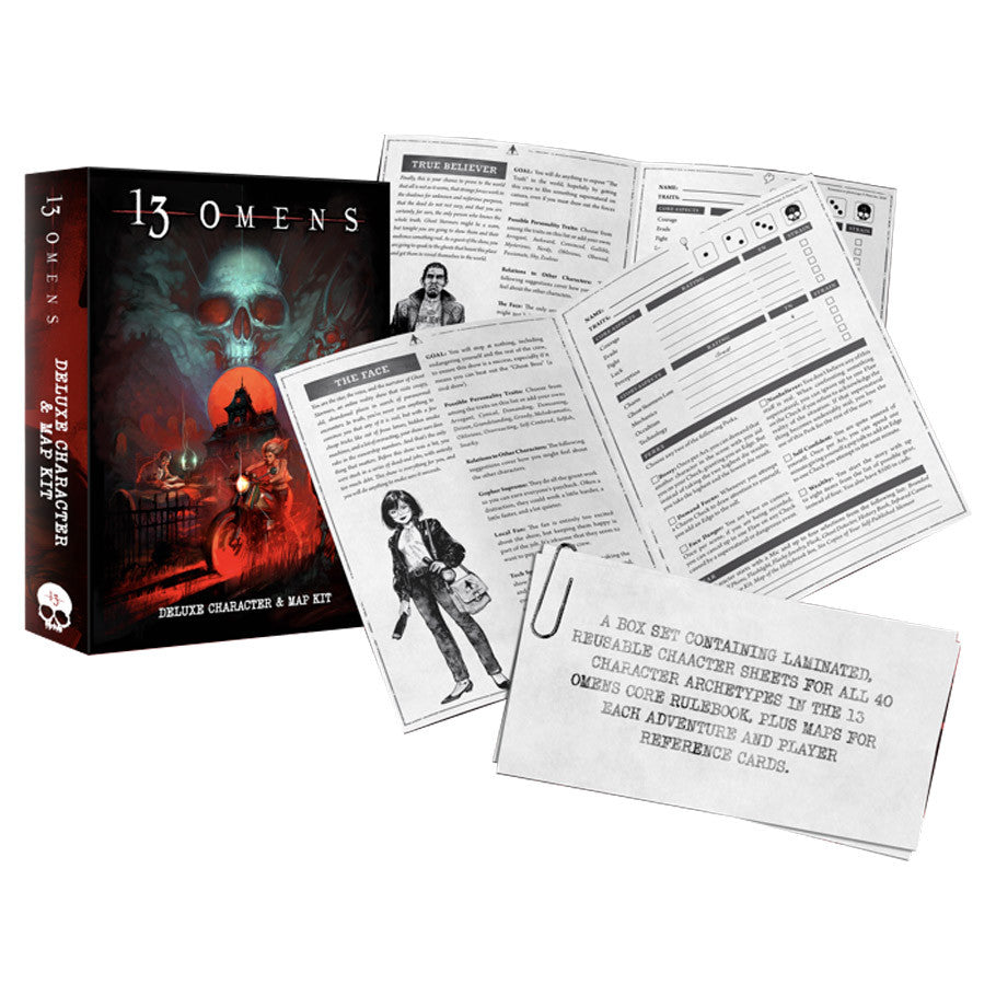 13 Omens: Deluxe Map & Character Kit Retailer Crowdfunding Pricing FOC November 13, 2026