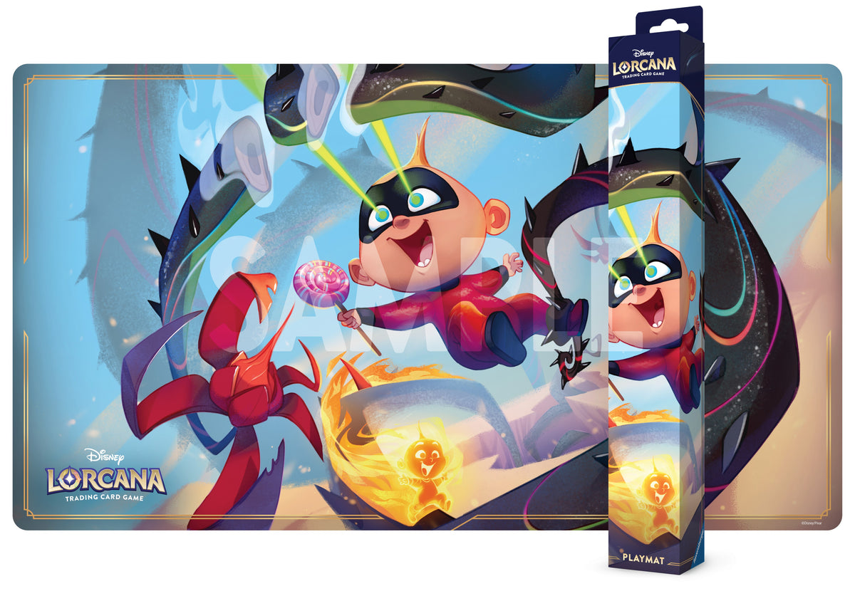 Lorcana TCG: Into the Inkdark Playmat - Jack-Jack Parr, Incredible Potential FOC December 14, 2026