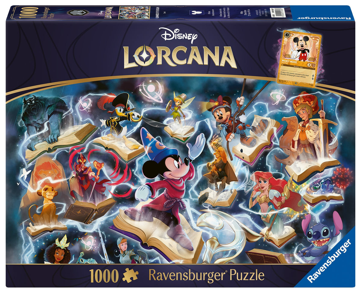 Disney Lorcana: Glimmers of the Realm - Steel 1000 Piece Puzzle