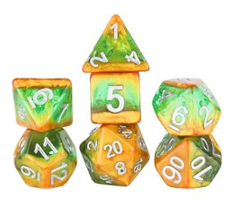 Sirius Dice Dice Set - Celestial - Rainforest
