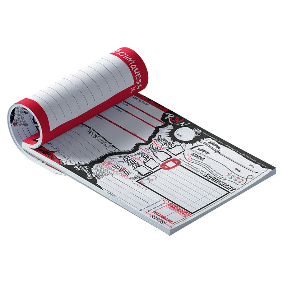 Ronin: Double Sided Character Sheets FOC November 1, 2026