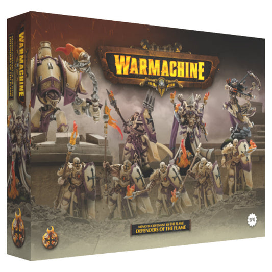 Warmachine: Protectorate of Menoth Covenant of the Flame: Defenders of the Flame Command Set FOC October 12, 2026