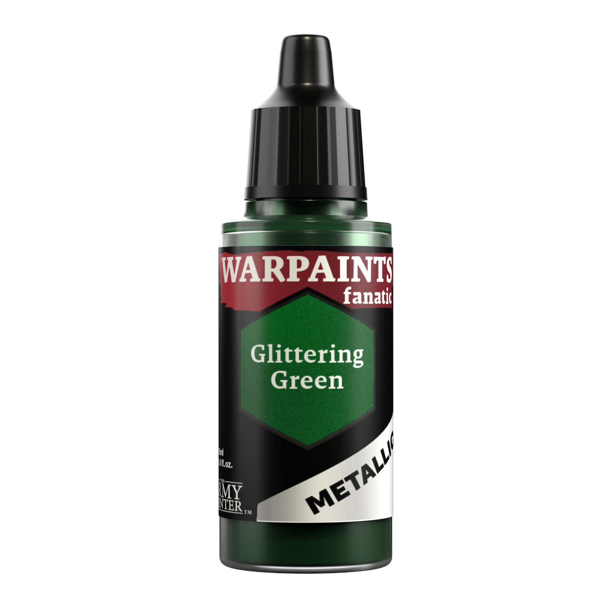 The Army Painter: Warpaints Fanatic Metallic - Glittering Green - Single Unit