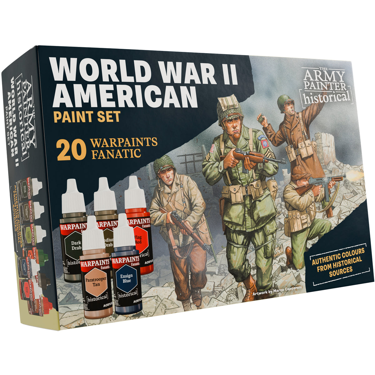 The Army Painter: Warpaints Fanatic Historical - WWII American Paint Set