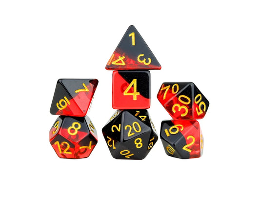 Sirius Dice Dice Set - Brimstone