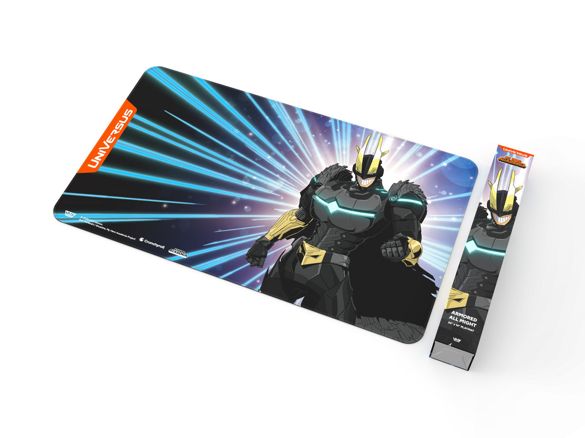 UniVersus CCG: Challenger Series - My Hero Academia Final Battle Armored All Might Playmat