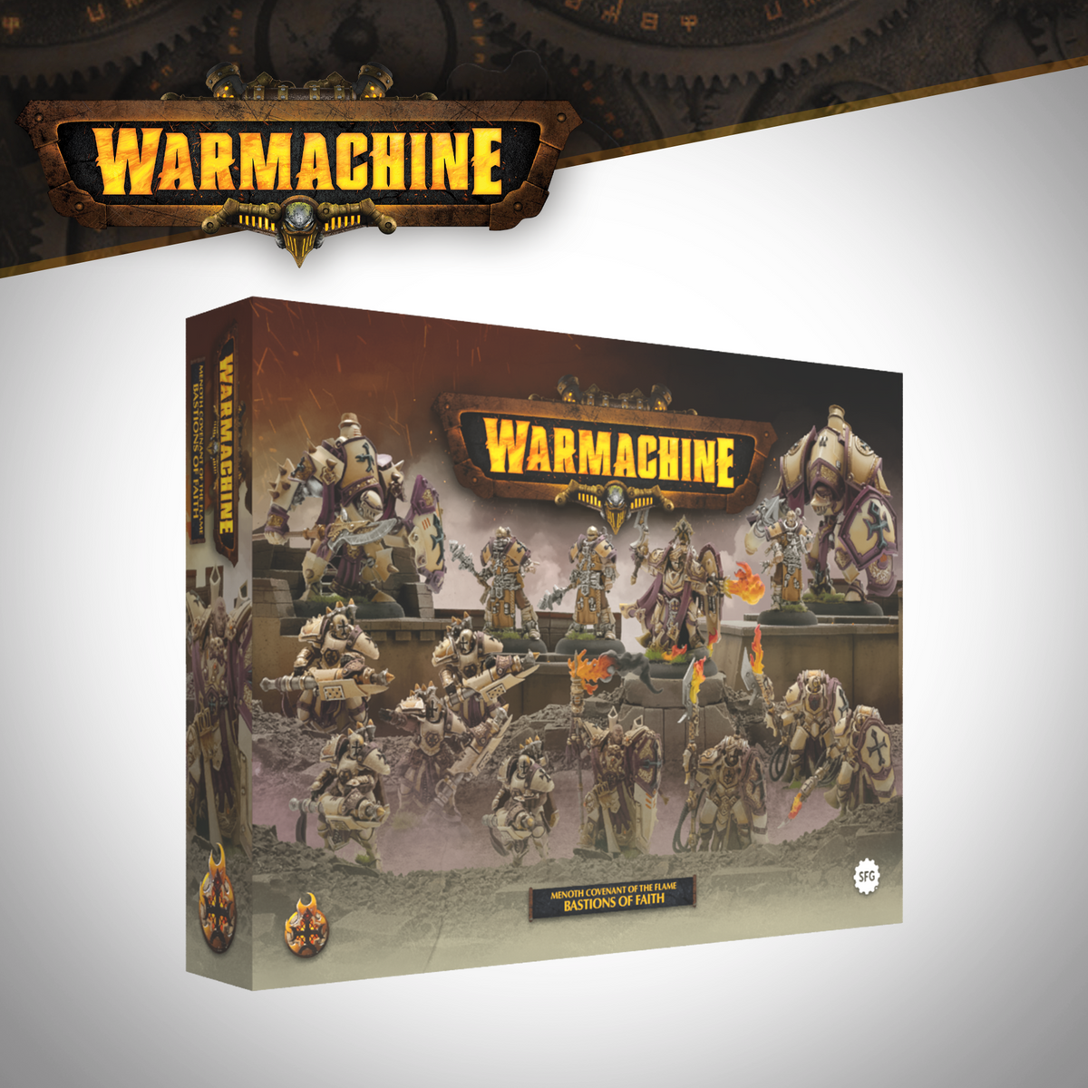 Warmachine: Protectorate of Menoth - Covenant of the Flame Bastions of Faith Army Box FOC October 9, 2026