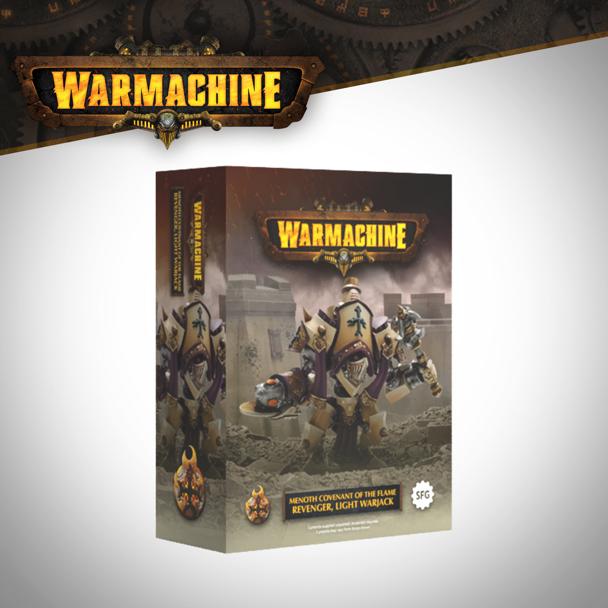 Warmachine: Protectorate of Menoth - Covenant of the Flame Revenger Light Warjack FOC October 9, 2026