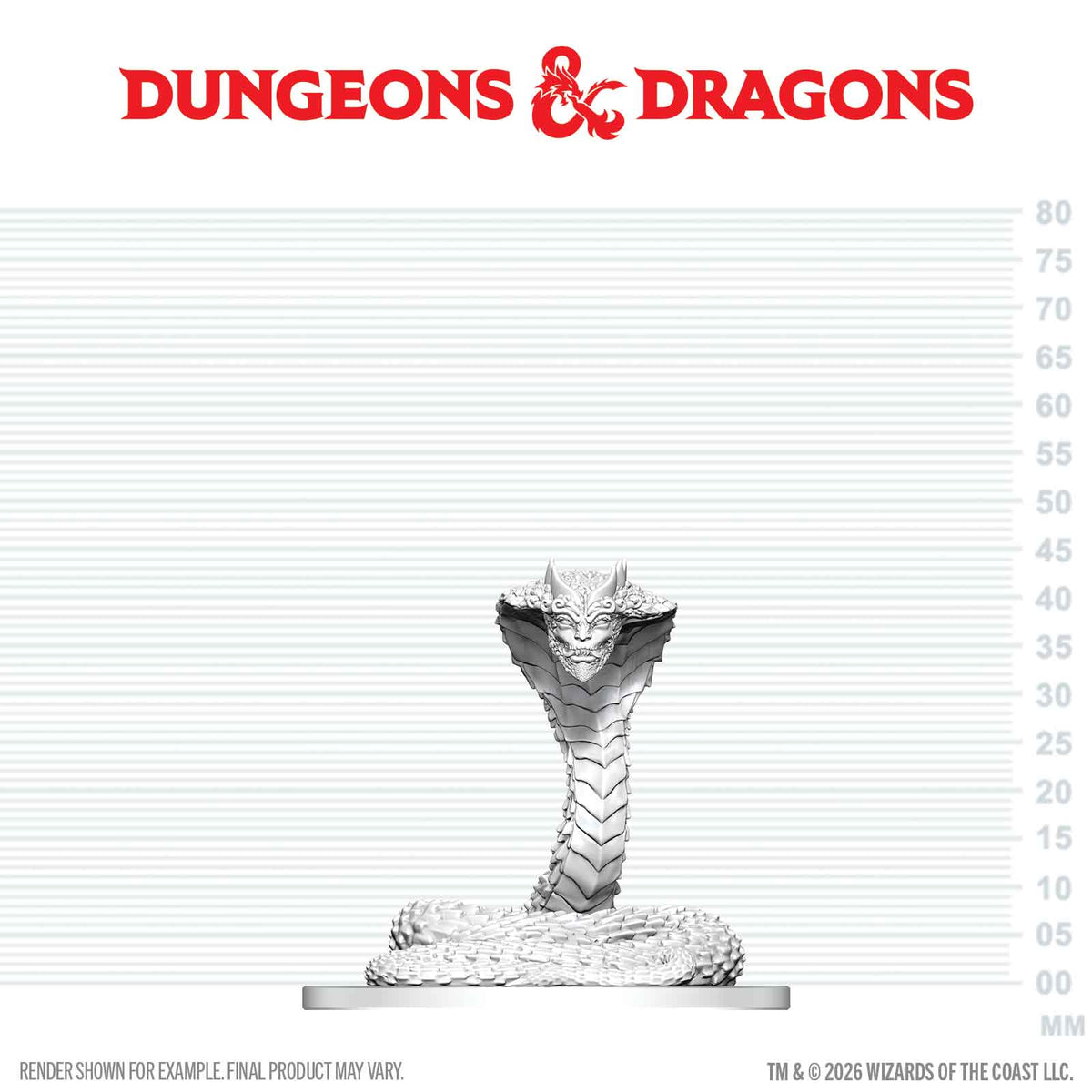 D&D Nolzur's Marvelous Miniatures: Guardian Naga