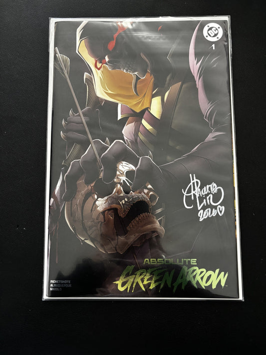Absolute Green Arrow #1 Foil Variant SIGNED AND CERTIFIED