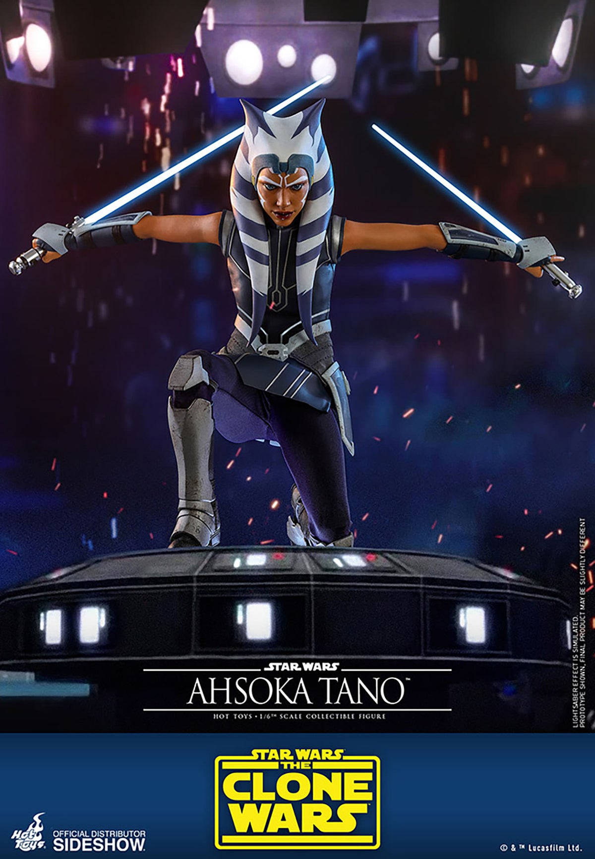 Star Wars Ahsoka Tano The Clone Wars Sixth Scale Figure