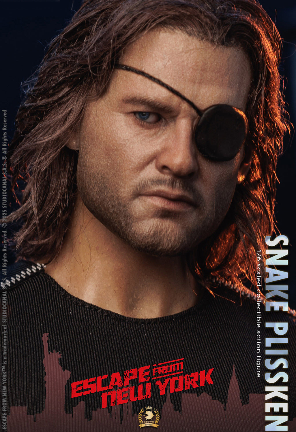Snake Plissken (Real Hair Version)