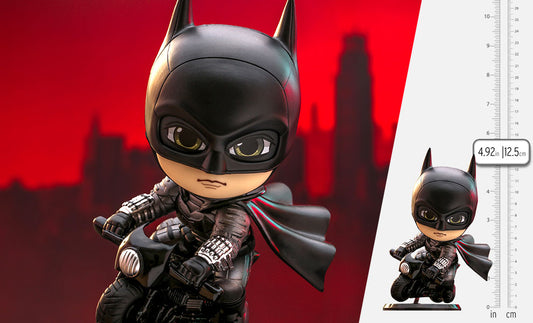 DC Comics Batman and Batcycle Cosbaby Collectible Figure