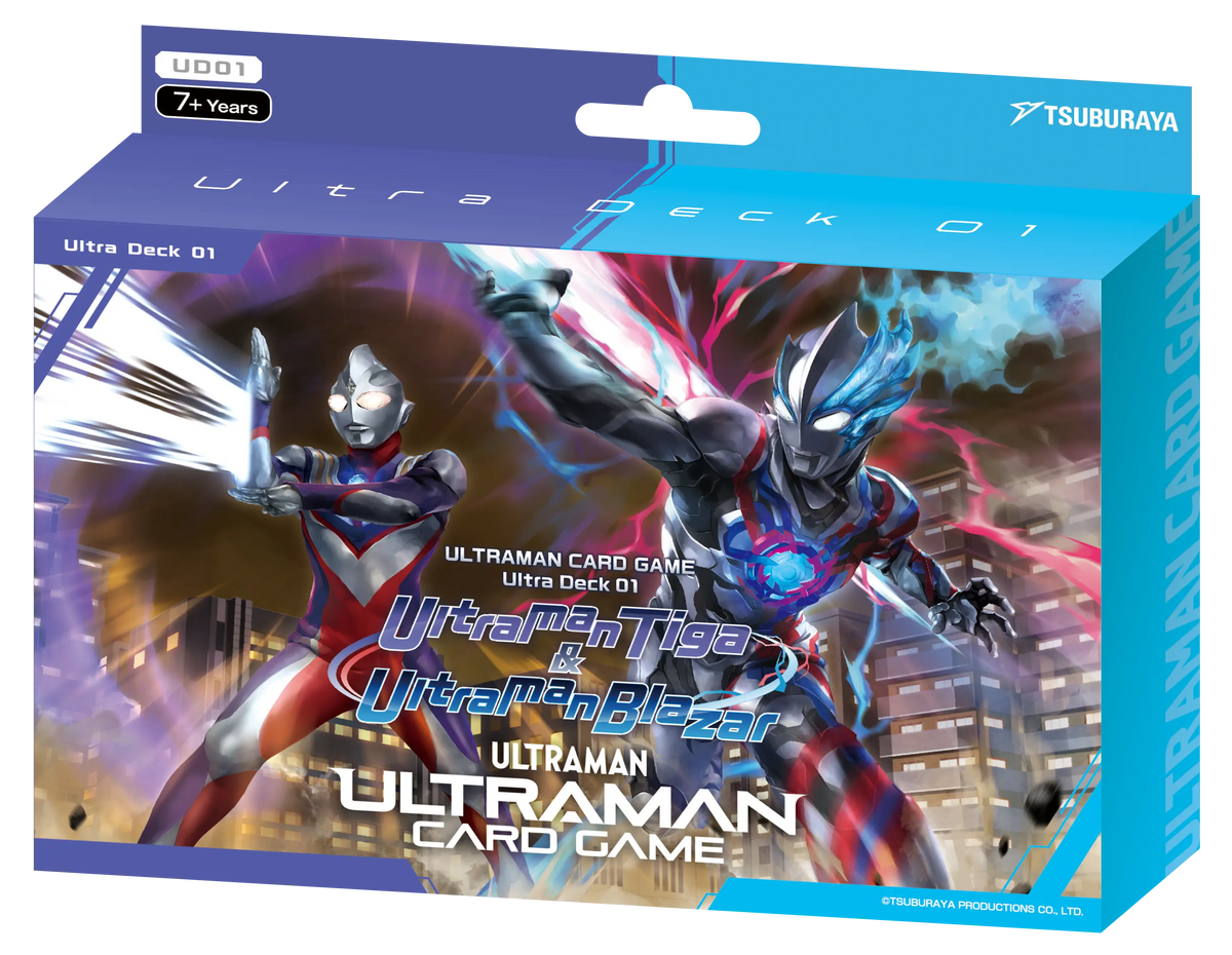Ultraman Card Game: UD01 Ultraman Tiga & Ultraman Blazar Ultra Deck Inner Box