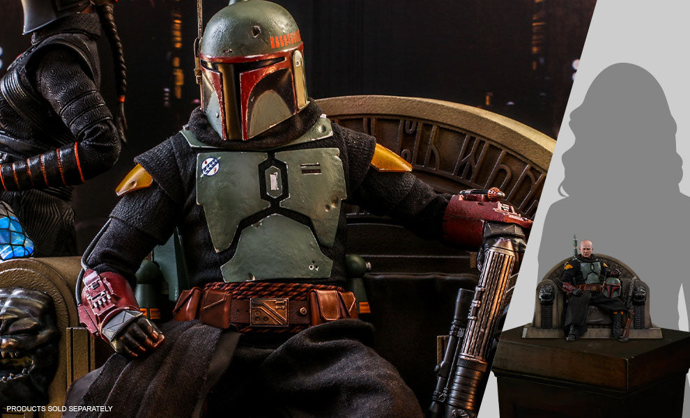 Star Wars Boba Fett Repaint Armor and Throne Sixth Scale Figure Set